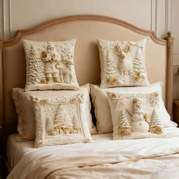 Christmas Cushion🎅 Cover for a Festive Home