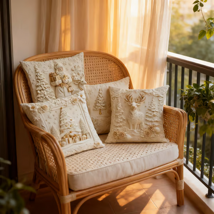 Christmas Cushion🎅 Cover for a Festive Home