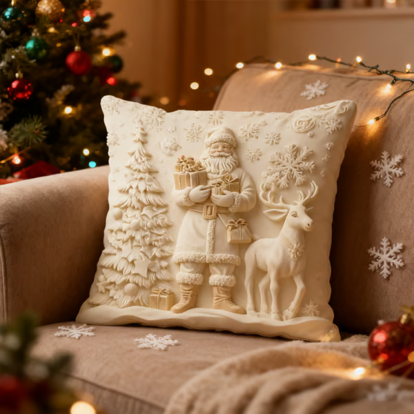 Christmas Cushion🎅 Cover for a Festive Home