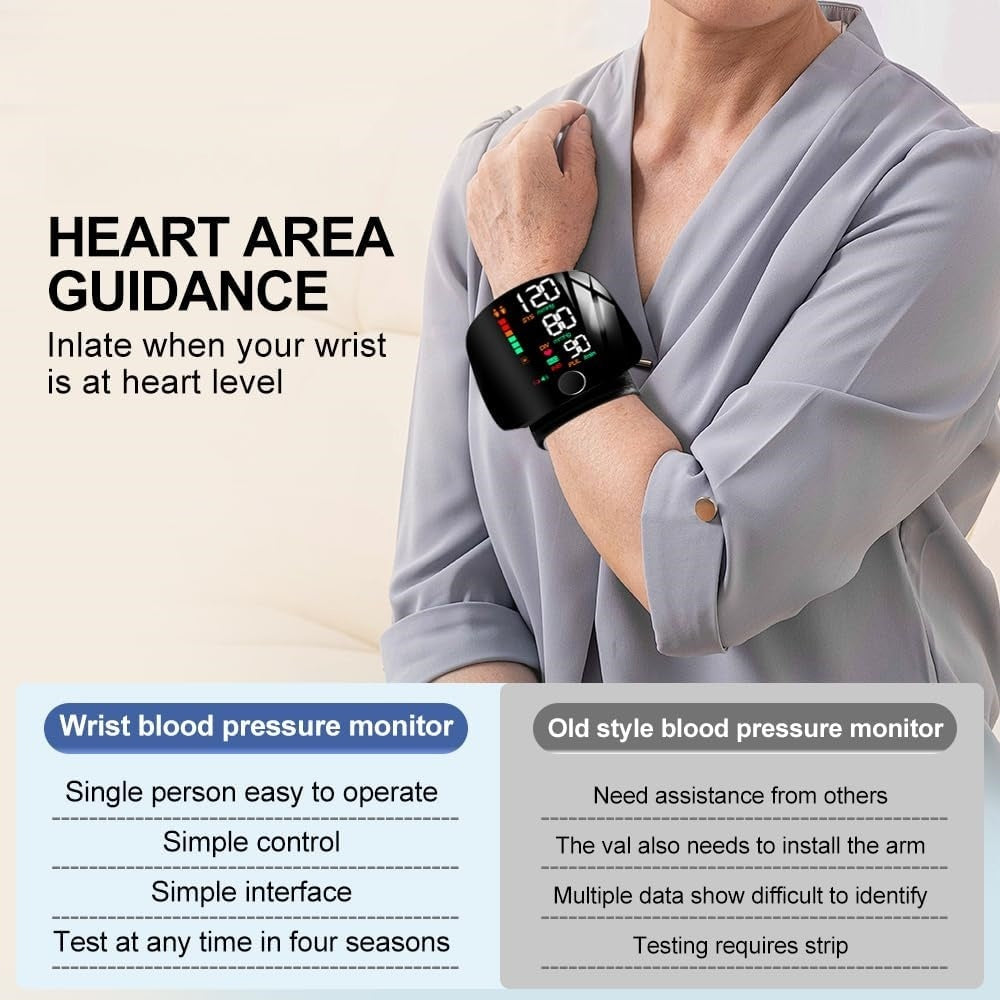 ⏰ 48-Hr Flash! Smart Black Watch: Voice Broadcast BP + – Top 100 Get
